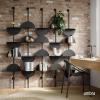 Umbra Solis Metal Display Shelf with 4 Adjustable Shelves, Black(Black)