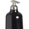 Umbra Step 13 oz (384 ml) Liquid Soap Pump Dispenser, Also Works with Hand Sanitizer, Easy to Refill, White(Black)
