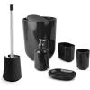 Umbra Step 13 oz (384 ml) Liquid Soap Pump Dispenser, Also Works with Hand Sanitizer, Easy to Refill, White(Black)