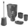 Umbra Step 13 oz (384 ml) Liquid Soap Pump Dispenser, Also Works with Hand Sanitizer, Easy to Refill, White(Charcoal)