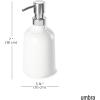 Umbra Step 13 oz (384 ml) Liquid Soap Pump Dispenser, Also Works with Hand Sanitizer, Easy to Refill, White(White)