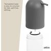 Umbra Touch Hand Soap Dispenser, Plastic Liquid Pump Bottle, Durable and Refillable for Bathroom or Kitchen Sink, Slate Blue(Gray)