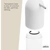 Umbra Touch Hand Soap Dispenser, Plastic Liquid Pump Bottle, Durable and Refillable for Bathroom or Kitchen Sink, Slate Blue(White)