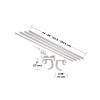 Umbra Twilight Double Blackout Curtain Rod (88-144 Inch, Matte-Nickel)