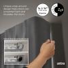 Umbra Twilight Double Curtain Rod Set – Wrap Around Design Ideal for Blackout or Room Darkening Panels, 48 to 88 Inches, Gold(Gold)
