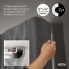 Umbra Twilight Double Curtain Rod Set – Wrap Around Design Ideal for Blackout or Room Darkening Panels, 48 to 88 Inches, Gold(Nickel)