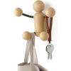 Umbra Woody Wall Hook,Black/Natural(Black/Natural)