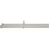 Umbra Cappa, 1-1/4” Front and ¾” Back Double Drapery Rod for Windows – 72 to 144” Double Drapery Rod, Nickel(72 to 144-Inches)