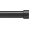 Umbra Cappa Curtain Rod, Includes 2 Matching Finials, Brackets & Hardware, 36 to 66-Inches, Gold(Black)