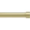 Umbra Cappa Curtain Rod, Includes 2 Matching Finials, Brackets & Hardware, 36 to 66-Inches, Gold(Gold)