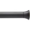 Umbra Chroma Tension Rod for Window, Adjustable 54″ to 90″, Black(Black)
