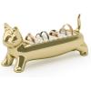 Umbra Dachsie Ring Holder – Gift for Weiner Dog Dachshund Doxie Lover – Jewelry Storage, Brass(Gold)