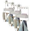 Umbra Estique Entryway Organizer, Great for Storing Keys, Small Accessories, Mail, Wallets and More, Small, White/Natural(White/Natural)