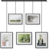 Umbra Exhibit Wall Frame with Metal Rod for Hanging-Rimless Design-Suitable for Living Room