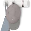 Umbra Flip Wall-Mounted Coat Rack with 3 Hooks – Modern, Space-Saving Storage for Hats, Jackets, Bags, Entryway, Mudroom, Closet, Bathroom, Bedroom – Natural/Nickel(White/Nickel)