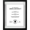 Umbra Frame for Displaying Documents, Diploma, Certificate, Photo or Artwork, 11 x 14 (floats 8-1/2 x 11), Black, 2 Count(13″ x 16″)