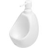 Umbra Joey, Matte Ceramic Liquid Soap Dispenser with Sponge Caddy, Ideal for Kitchen or Bathroom Use, Charcoal(White)
