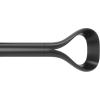 Umbra Loop 1-Inch Diameter Curtain Rod (42 to 120-Inch, Eco-Friendly Nickel)(Black)