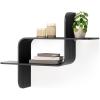 Umbra Montage Wall Shelf, Black(Black)