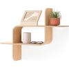 Umbra Montage Wall Shelf, Black(Natural)