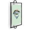 Umbra Phantom 8×10 Metal Wall-Mount Picture Frame, Floating Style, Black(8″ x 10″)