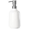 Umbra Step 13 oz (384 ml) Liquid Soap Pump Dispenser, Also Works with Hand Sanitizer, Easy to Refill, White(White)