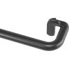 Umbra Twilight Curtain Rod Set – Wrap Around Design Ideal for Blackout or Room Darkening Panels, 28 to 48 Inches, Nickel(Black)