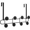 Umbra Yook Over-The-Door Hook, 8-Hook, Black(8-Hook)