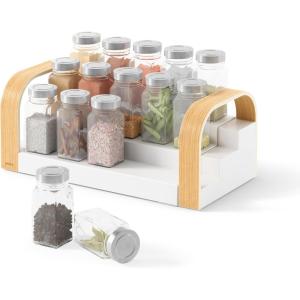 Umbra Bellwood Three-Tier Spice Shelf, Natural/White(Natural/White)