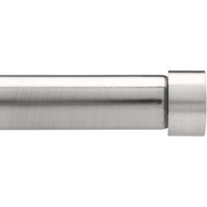 Umbra Cappa Adjustable Curtain Rod, Heavy Duty 1-1/4 Inch Diameter, 72 to 144 Inches, Nickel