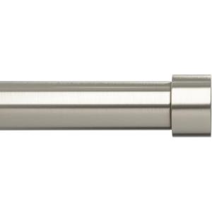 Umbra Cappa Curtain Rod, Includes 2 Matching Finials, Brackets & Hardware, 36 to 66-Inches, Gold(Nickel)