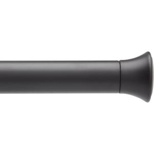 Umbra Chroma Tension Rod for Window, Adjustable 54″ to 90″, Black(Black)