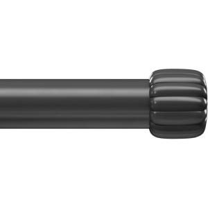 Umbra Cleo Curtain Rod, 36-66″, Black(Black)