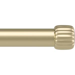 Umbra Cleo Curtain Rod, 36-66″, Black(Gold)