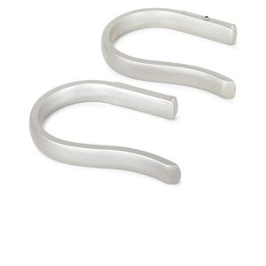 Umbra Curtain Holdback for Window Treatment Drapery Rod, Nickel(Silver/Nickel)