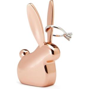 Umbra Dachsie Ring Holder – Gift for Weiner Dog Dachshund Doxie Lover – Jewelry Storage, Brass(Copper)