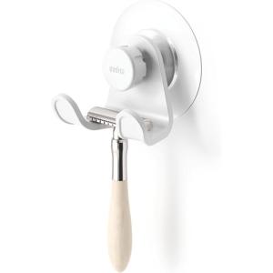 Umbra Flex Adhesive Soap Dish for Bathroom or Kitchen, Use in Shower, Tub or Sink Area, White(Hook)
