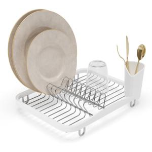 Umbra SINKIN Multi-USE Dish Rack Black(White/Nickel)