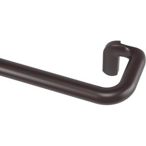 Umbra Twilight Curtain Rod Set – Wrap Around Design Ideal for Blackout or Room Darkening Panels, 28 to 48 Inches, Nickel(Dark Bronze)