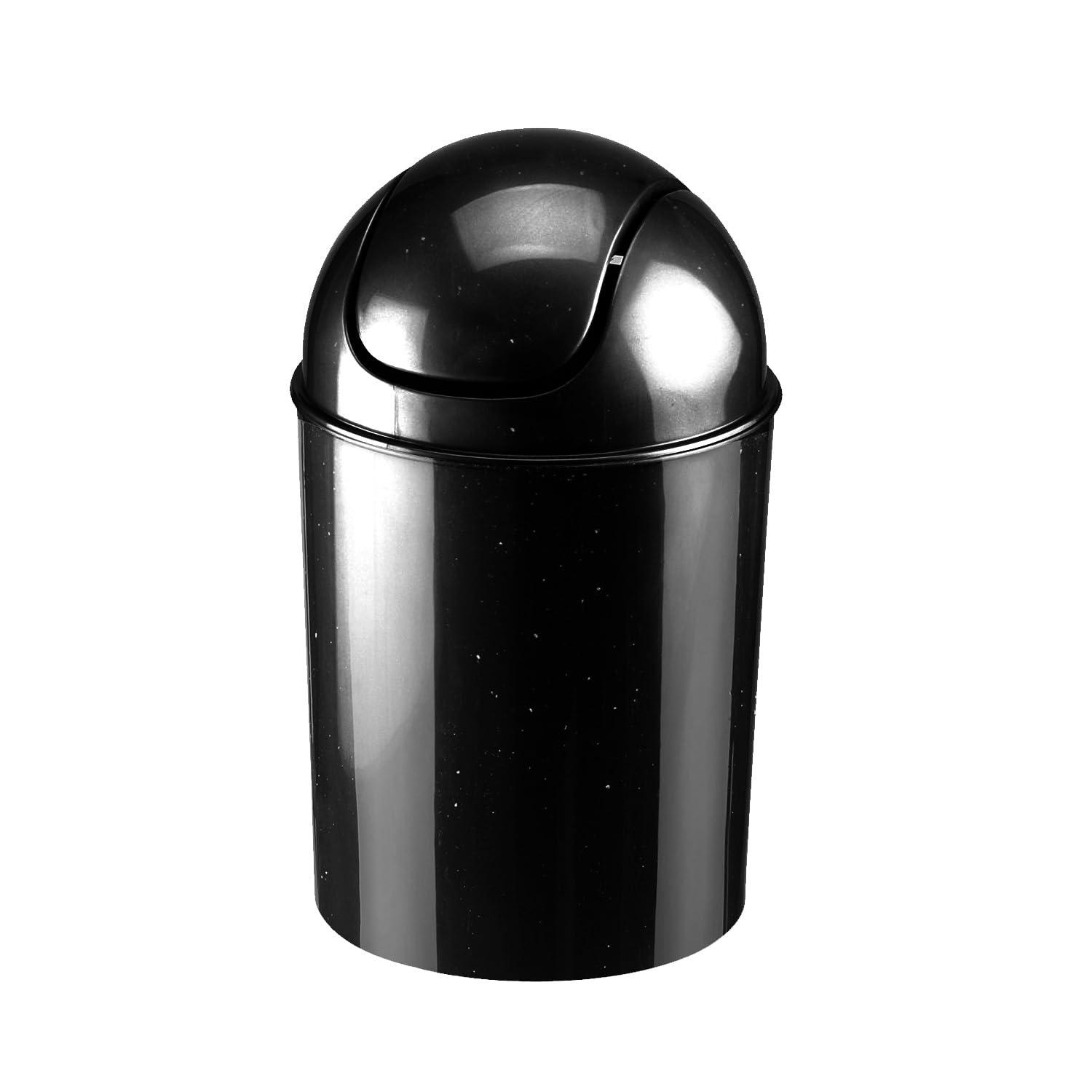 image:imageUmbra 125 Gallon Mini Waste Can with Removable SwingTop Lid Small Garbage Bin for Kitchen Bathroom Bedroom Office Compact Trash Can Fit Under Tables amp Counters LinenGalaxy