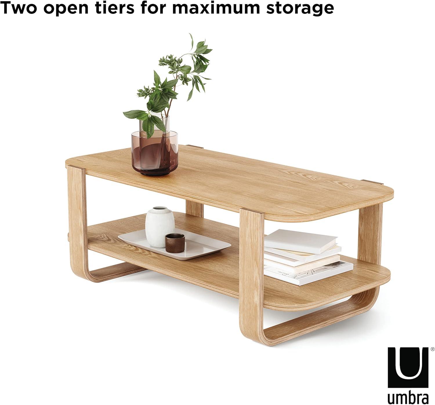 image:imageUmbra Bellwood Coffee Table with Storage NaturalGrey