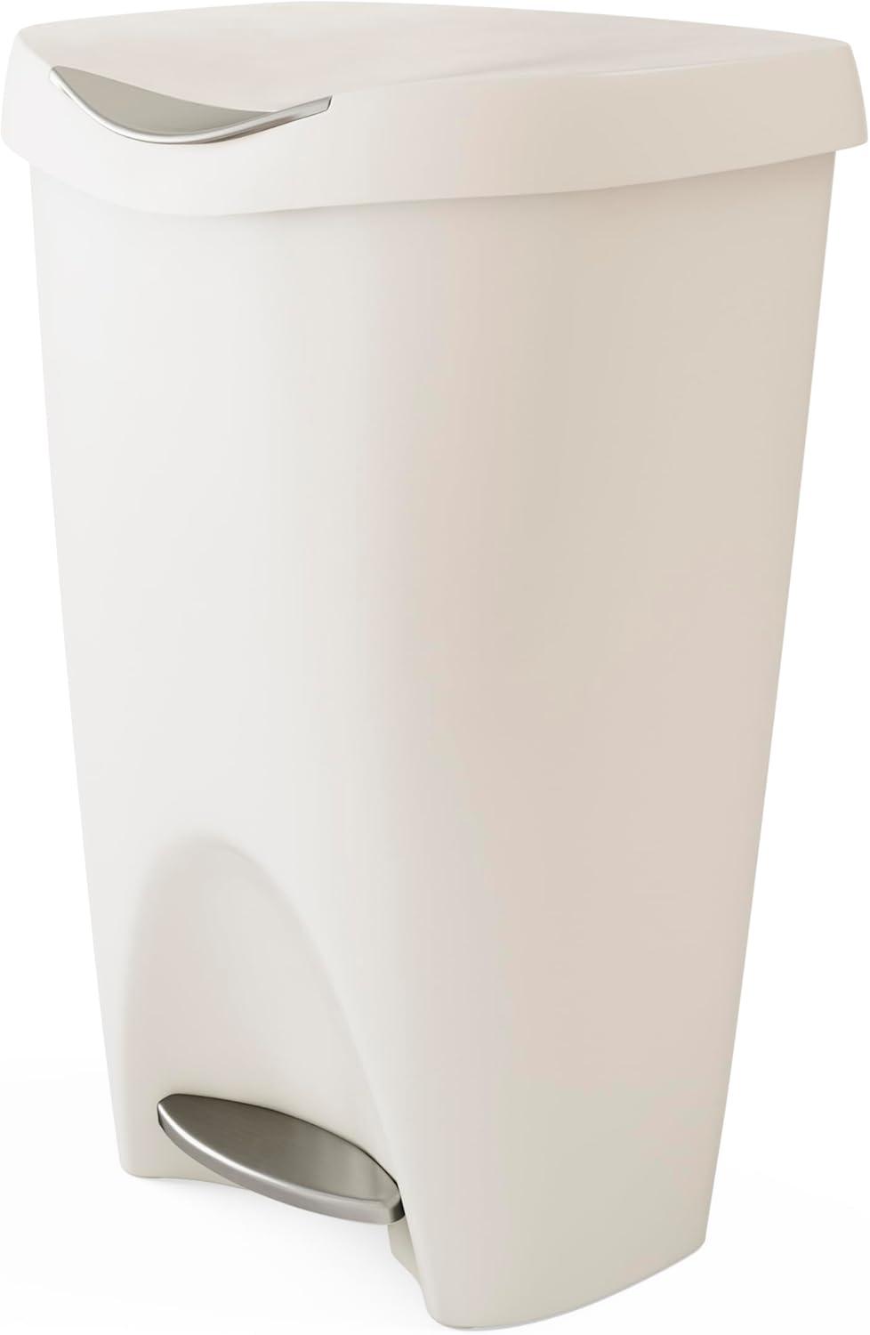 image:imageUmbra Brim Kitchen Trash Can 13 Gallon 50L Waste Bin with Lid Sand