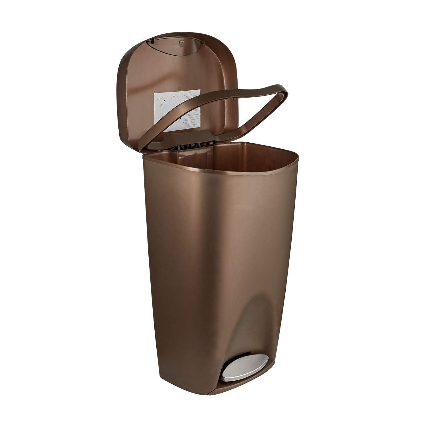 image:imageUmbra Brim Step On Trash CanBronze