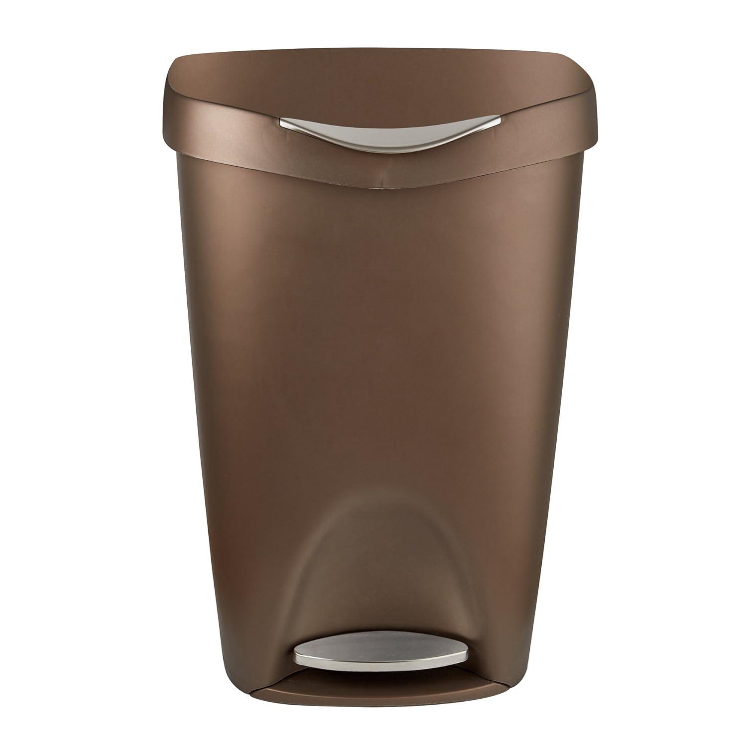 image:imageUmbra Brim Step On Trash CanBronze