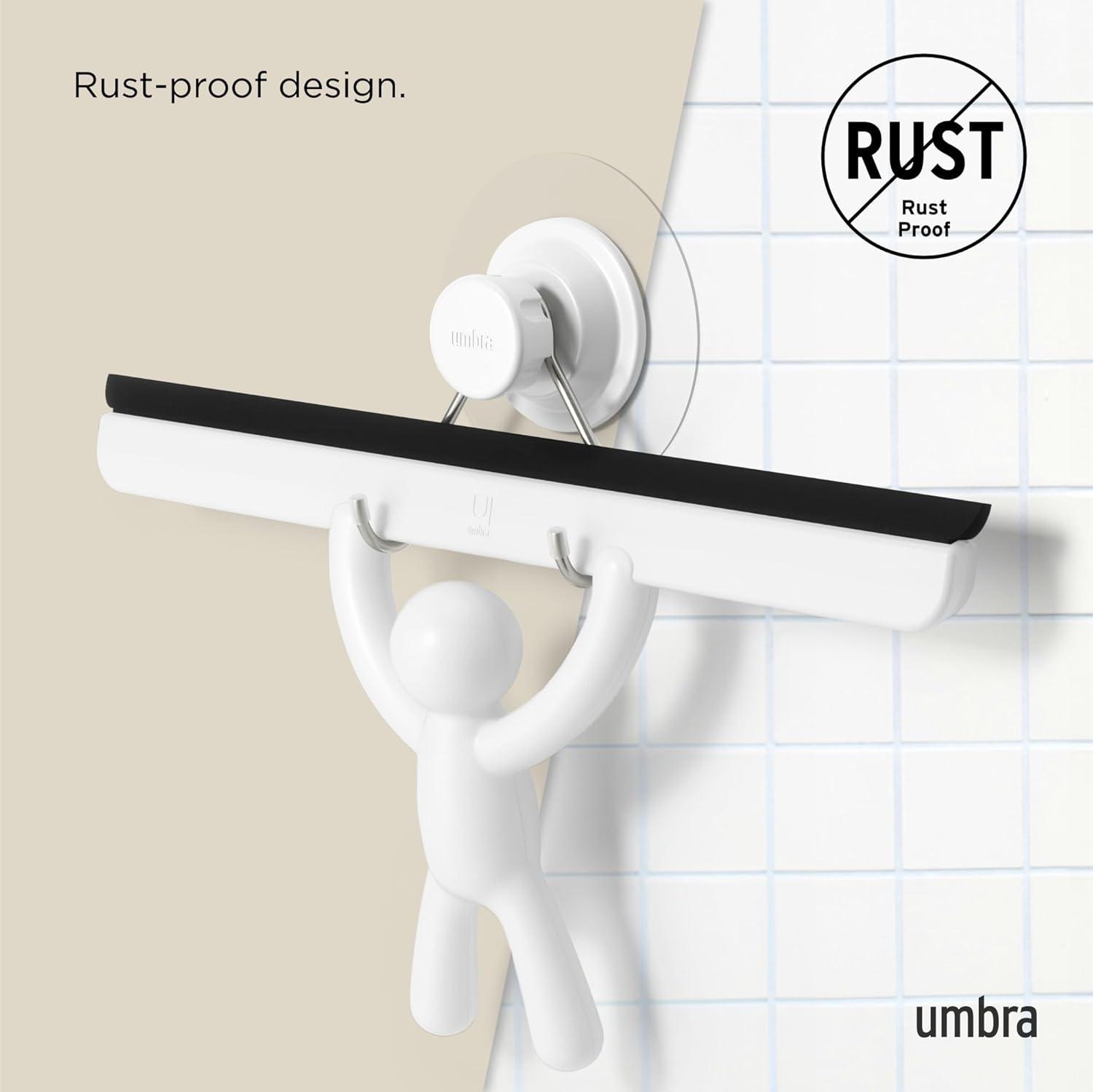 image:imageUmbra Buddy Bathroom Squeegee for Shower Mirror Window Adhesive Storage Hook Included