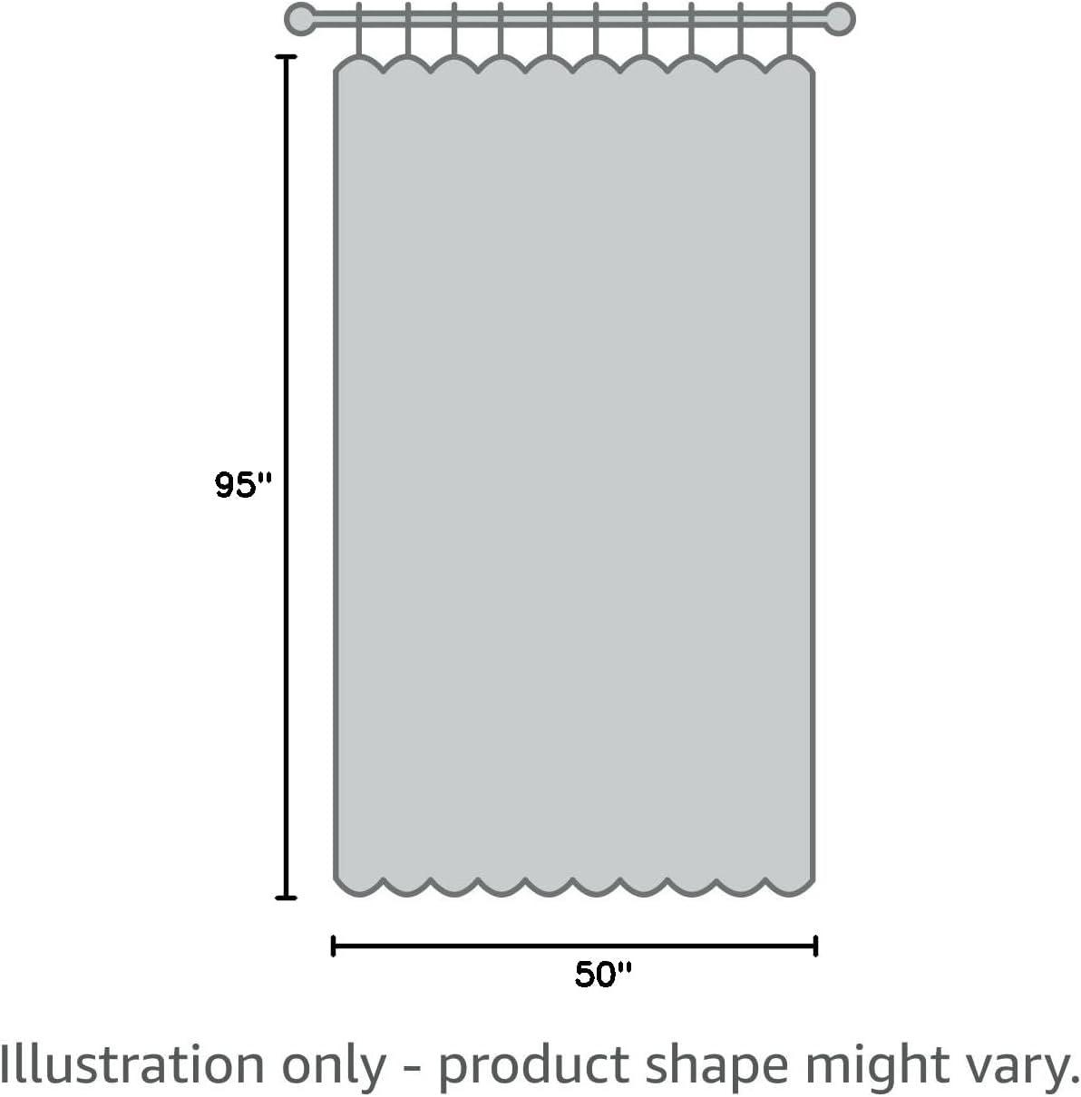 image:imageUmbra Dagen Slub Textured Sheer Grommet 95 in Long x 50 in Wide Window Curtain Panel WhiteWhite