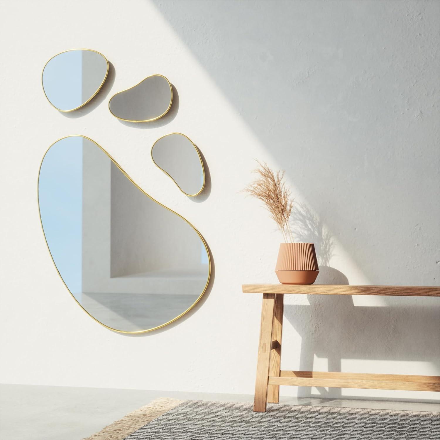 image:imageUmbra Hubba Pebble MirrorsBrass