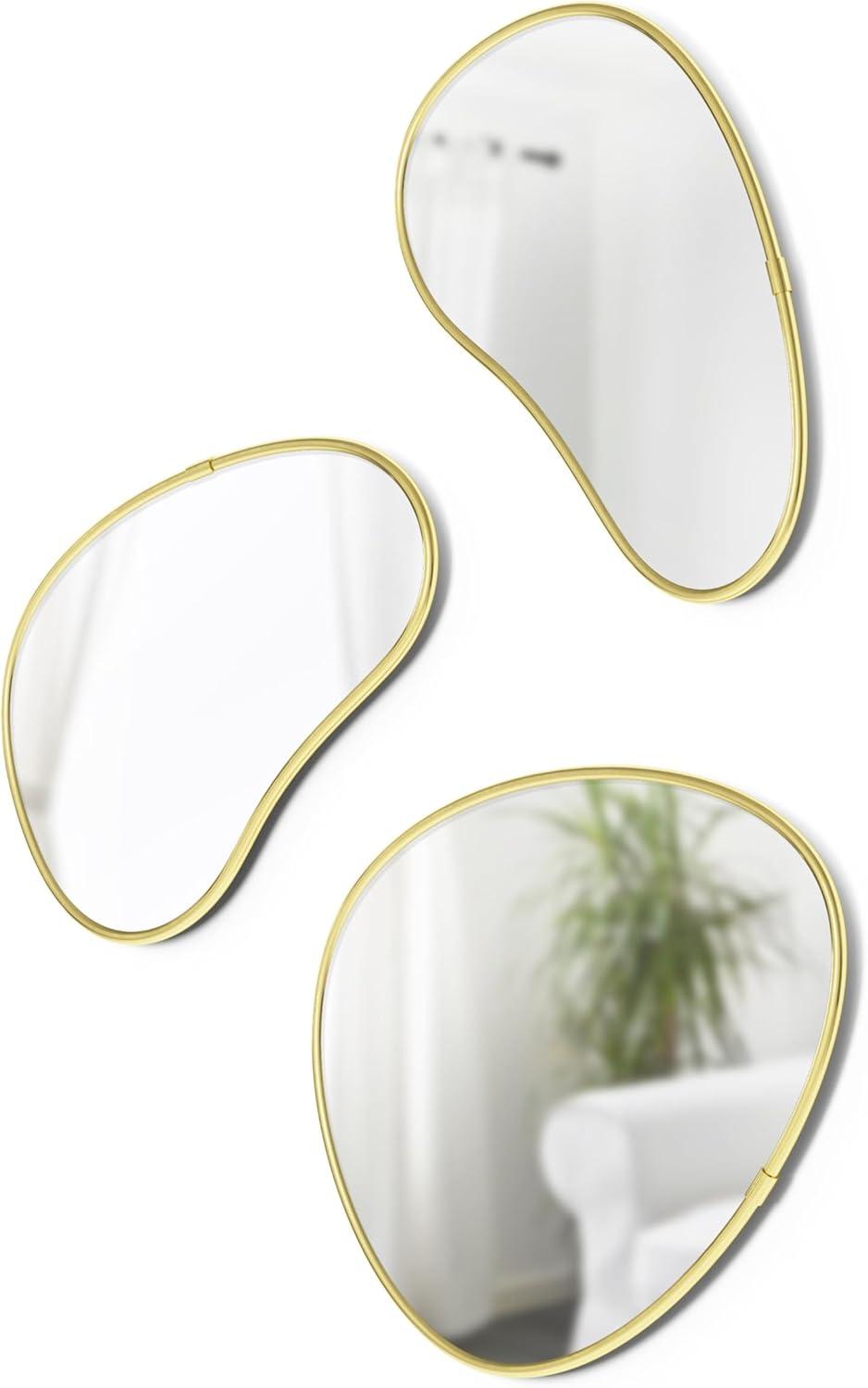 image:imageUmbra Hubba Pebble MirrorsBrass