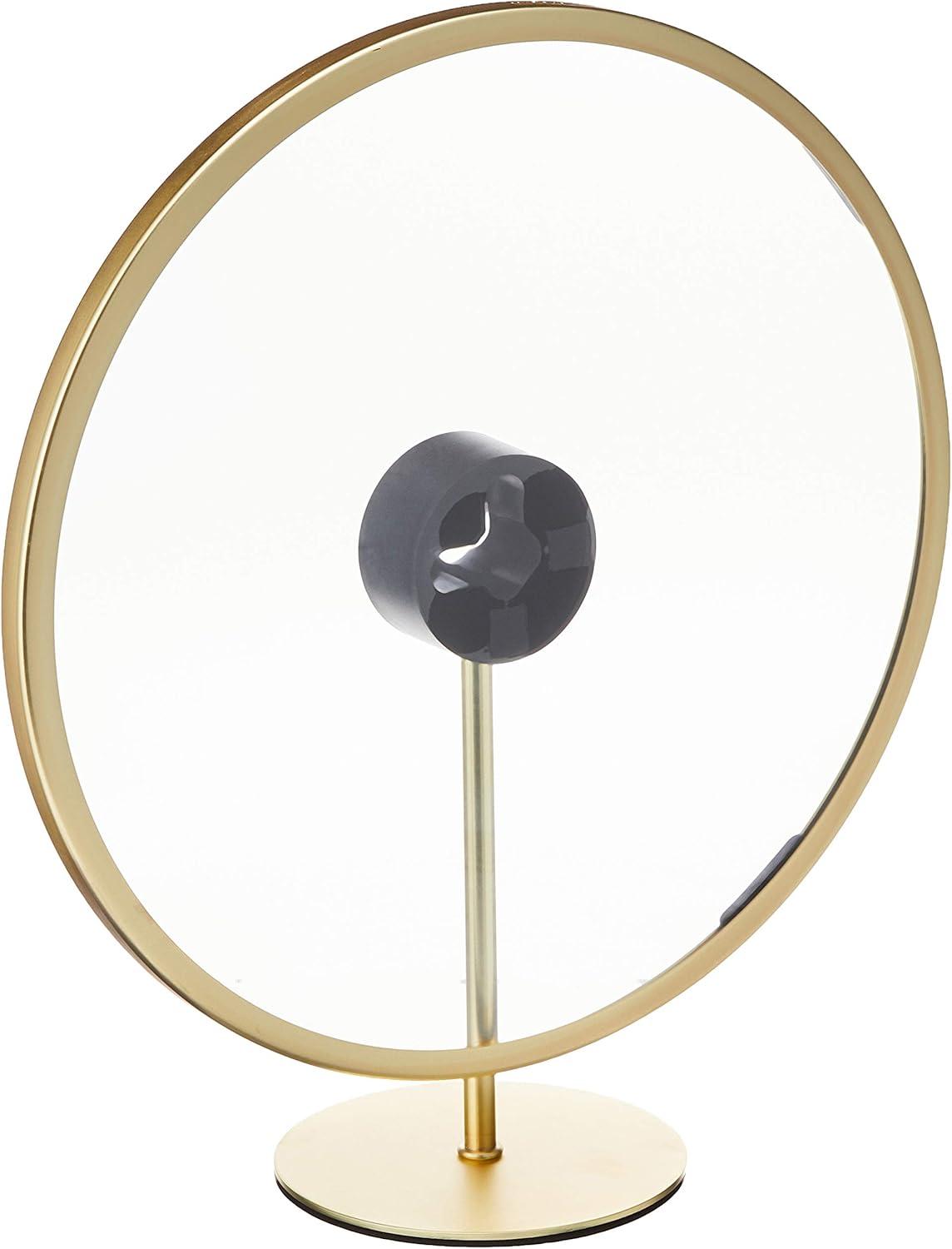 image:imageUmbra Infinity Picture Frame Floating Photo Display for Desk or Wall 5X7 MAT BRASMatte Brass