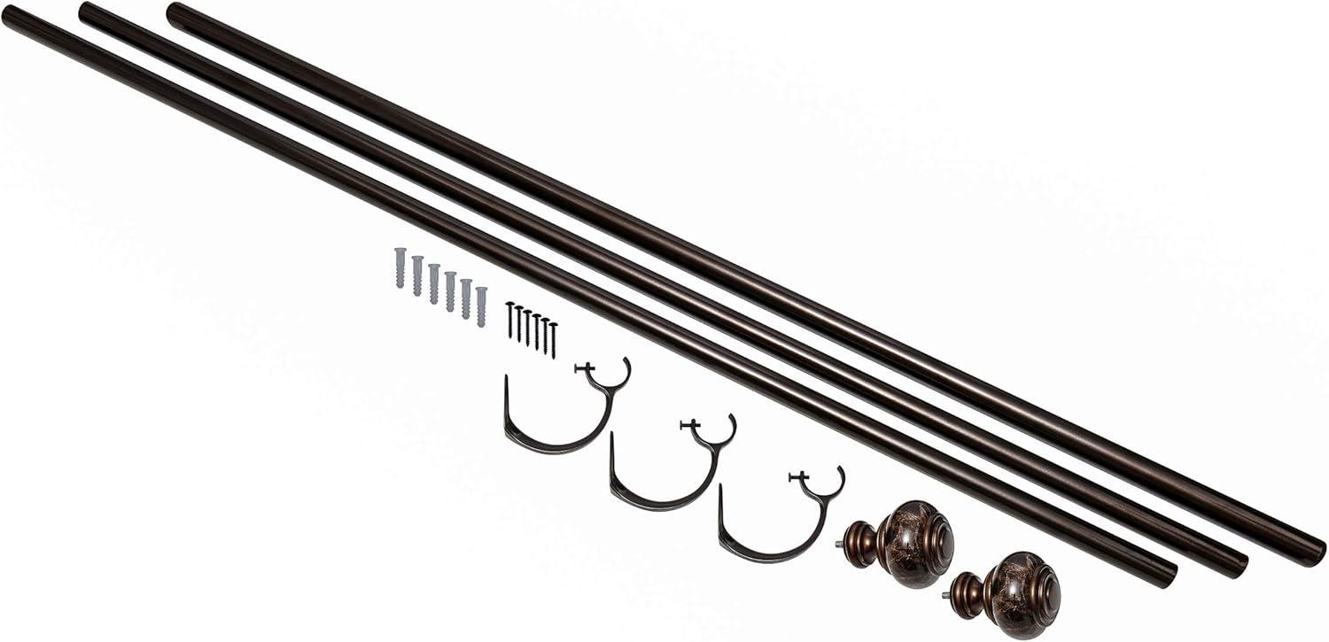 image:imageUmbra Marbello Curtain Rod for Window 36 to 72Inches PewterBronze